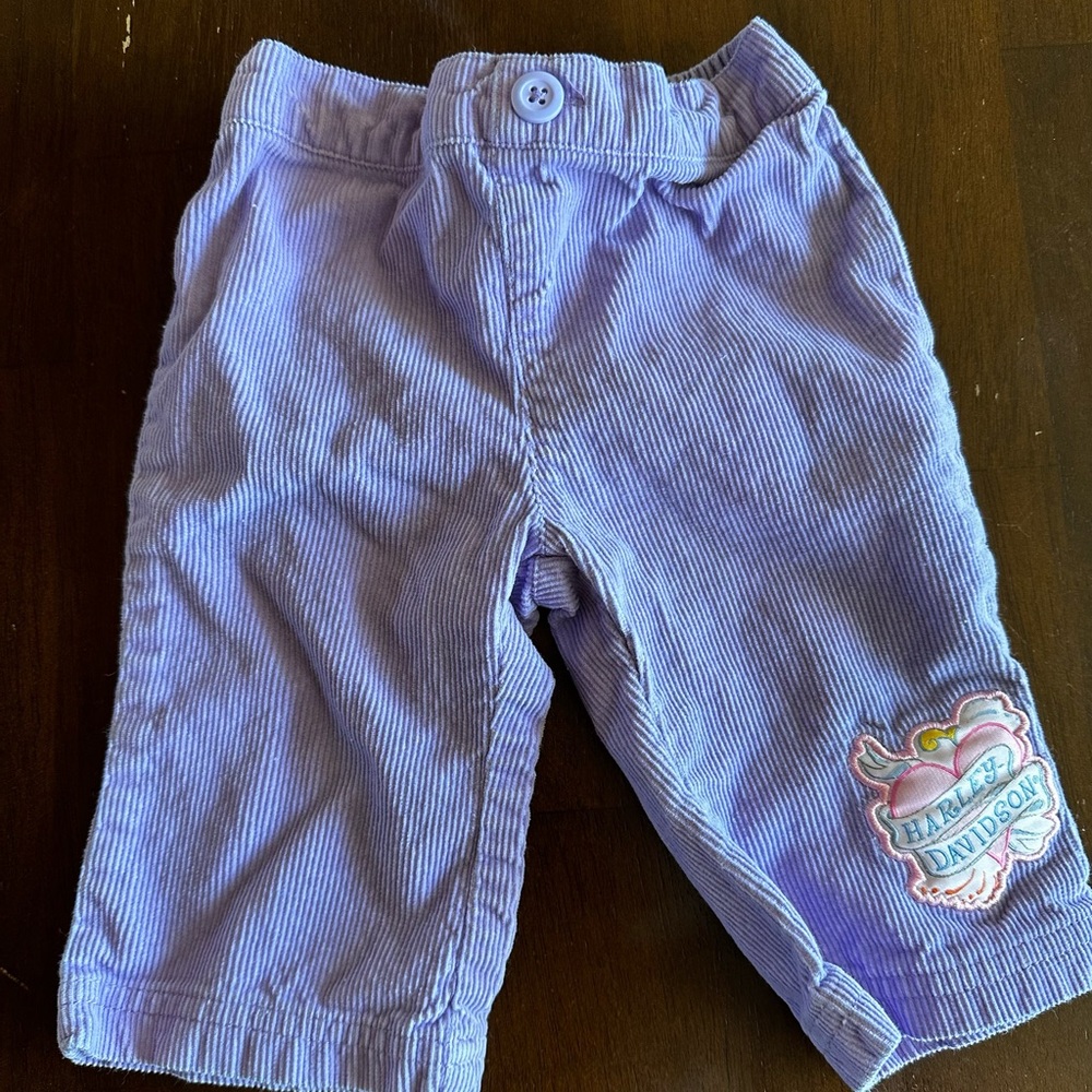 Harley Davidson infant 3/6 months pants